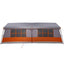 Familietelt Grå og orange 622 x 295 x 238 cm Polyester og Stål