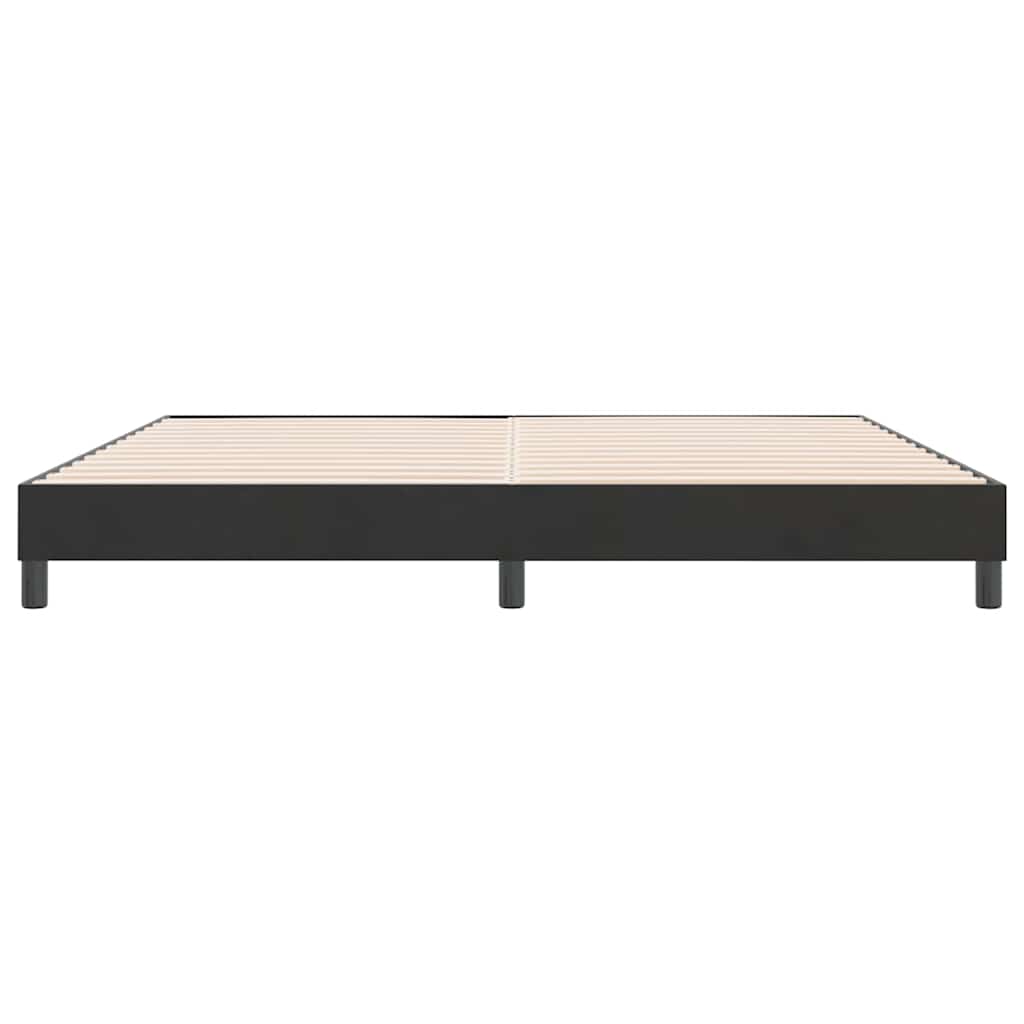 kontinentalseng uden madras 180x220 cm fløjl sort