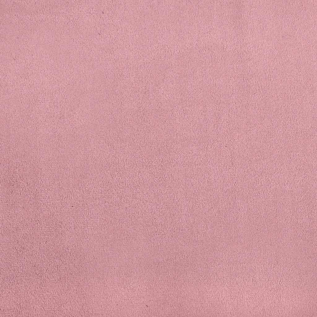 kontinentalseng med madras 120x220 cm velour lyserød