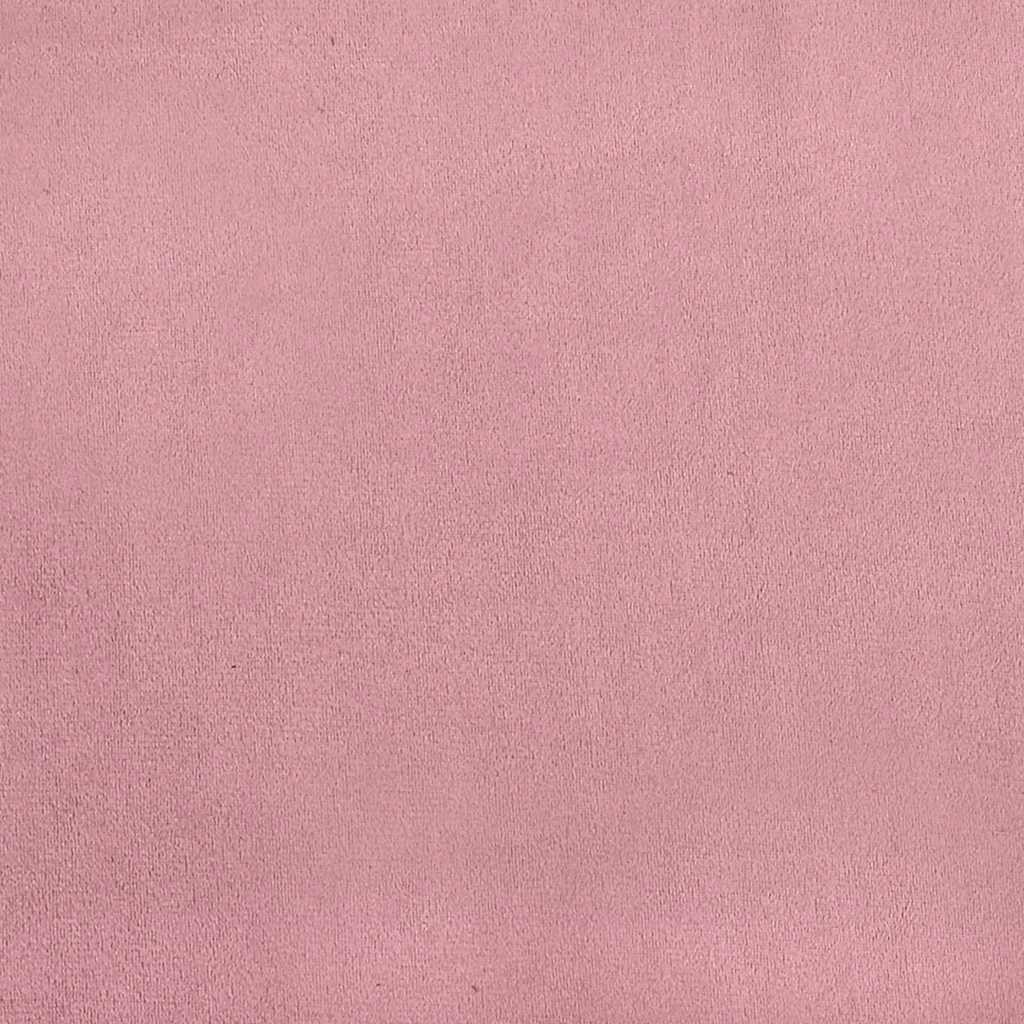 kontinentalseng med madras 120x220 cm velour lyserød