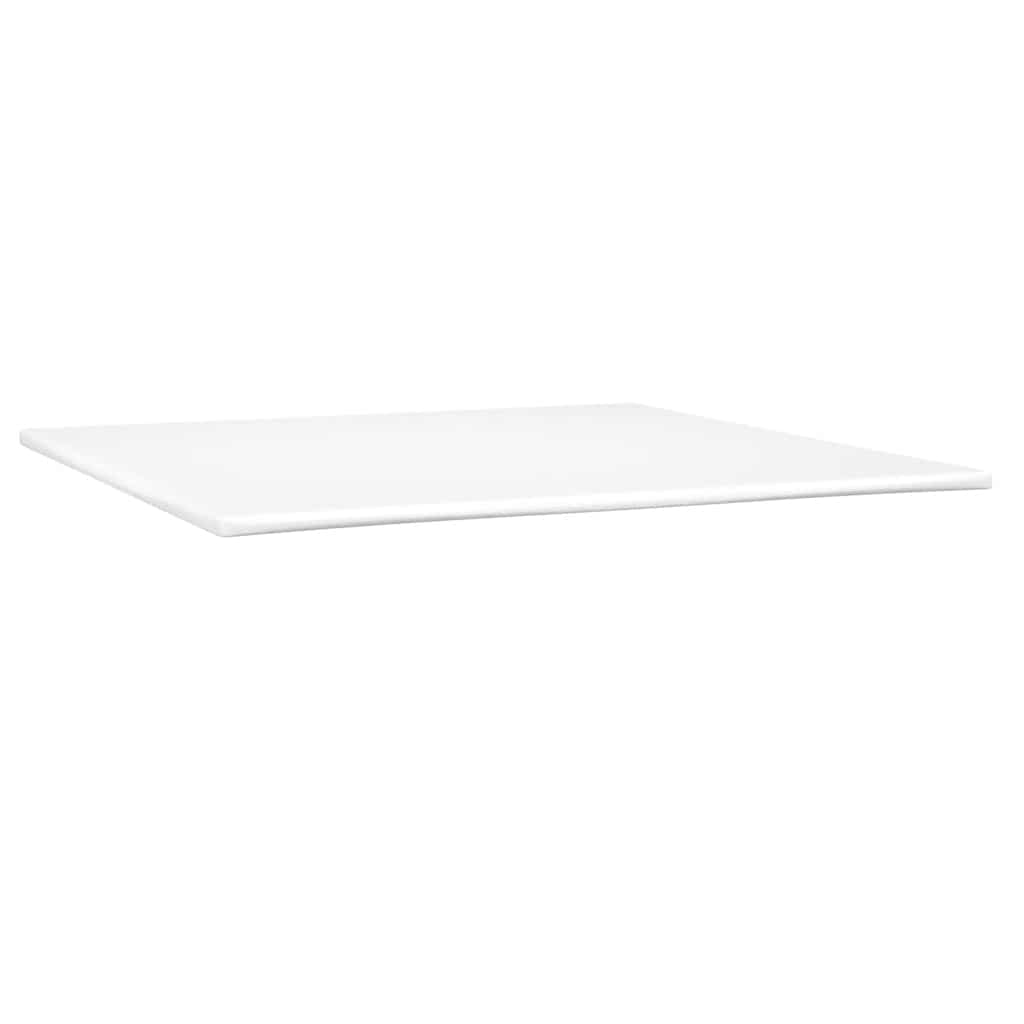 kontinentalseng med madras og LED-lys 200x220 cm fløjl sort