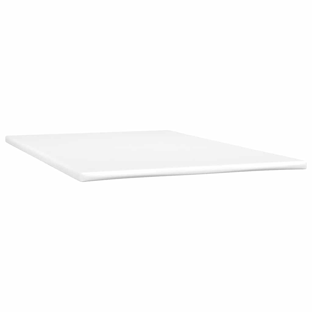 kontinentalseng med madras og LED-lys 120x220 cm velour lyserød