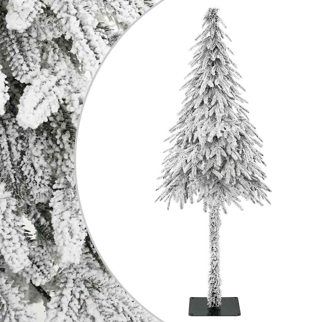 Kunstigt juletræ Hvid 86 x 86 x 210 cm Polyethylen og Metal