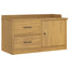 entrébænk SANDNES 87x40x50 cm massivt fyrretræ