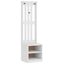 Hall træ SANDNES 45x40x159,5 cm massivt fyrretræ hvid