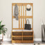 Hall træ SANDNES 87x40x159,5 cm massivt fyrretræ