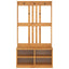 Hall træ SANDNES 87x40x159,5 cm massivt fyrretræ