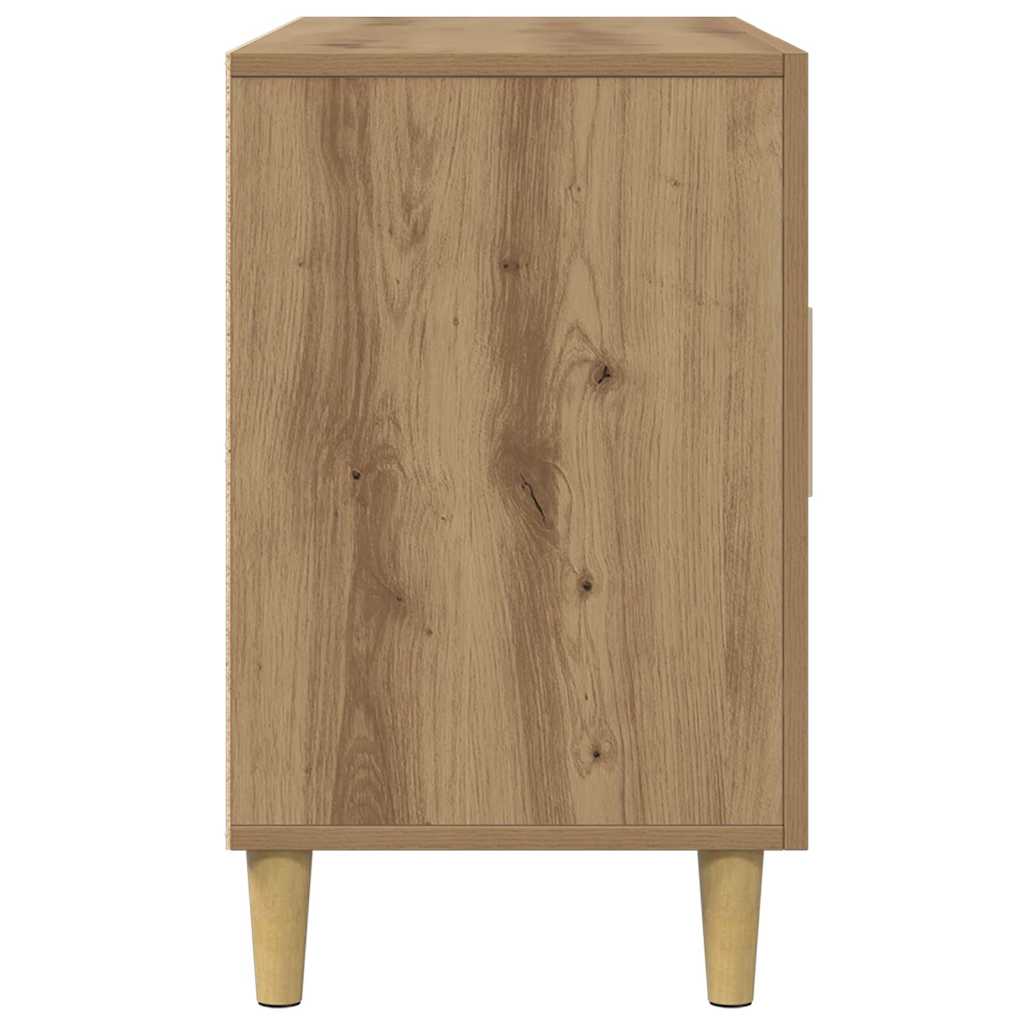 skænk 100x36x60 cm konstrueret træ kunsteg