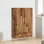 skab 70x31x115 cm konstrueret træ gammelt træ