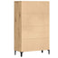 skab 70x31x115 cm konstrueret træ artisan egetræsfarve