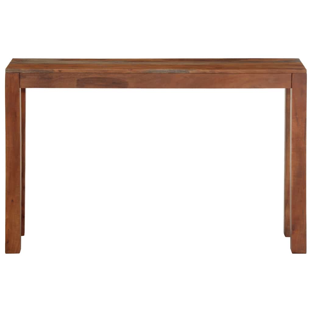 konsolbord 120x30x76 cm massivt akacietræ