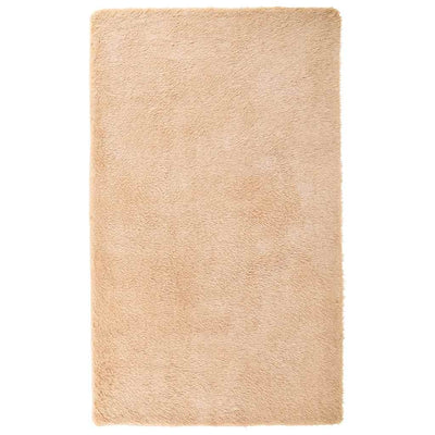shaggy gulvtæppe NAVARRA 60x100 cm høje luv polyester beige
