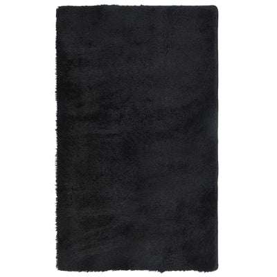 shaggy tæppe med høj luv “NAVARRA” sort 60x100 cm polyester