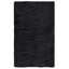 shaggy gulvtæppe NAVARRA 80x150 cm høje luv polyester sort