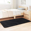 shaggy gulvtæppe NAVARRA 80x150 cm høje luv polyester sort