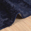shaggy gulvtæppe NAVARRA 80x150 cm høje luv polyester marineblå