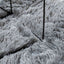 shaggy gulvtæppe NAVARRA 120x170 cm høje luv polyester lysegrå