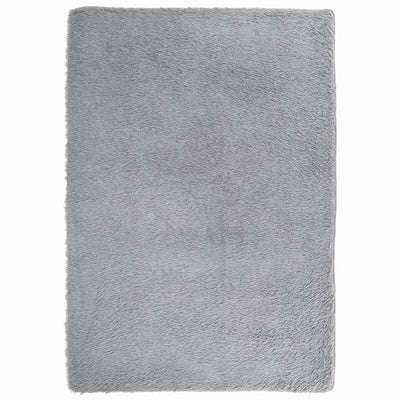 shaggy gulvtæppe NAVARRA 160x230 cm høje luv polyester lysegrå