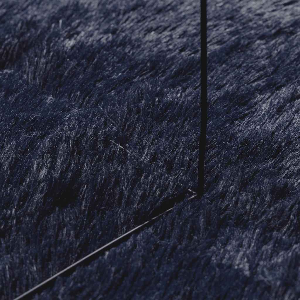shaggy gulvtæppe NAVARRA 200x290cm høje luv polyester marineblå