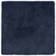 shaggy gulvtæppe NAVARRA 120x120cm høje luv polyester marineblå