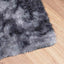 shaggy gulvtæppe NAVARRA 160x160 cm høje luv polyester mørkegrå