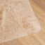 shaggy gulvtæppe NAVARRA 240x240 cm høje luv polyester beige