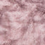 shaggy gulvtæppe NAVARRA 240x240 cm høje luv støvet rosa