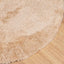 shaggy gulvtæppe NAVARRA 200x200 cm høje luv polyester beige