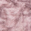 shaggy gulvtæppe NAVARRA 200x200 cm høje luv støvet rosa