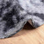 shaggy gulvtæppe NAVARRA 240x240 cm høje luv polyester mørkegrå