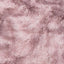 shaggy gulvtæppe NAVARRA 240x240 cm høje luv støvet rosa