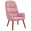 lænestol fløjl pink