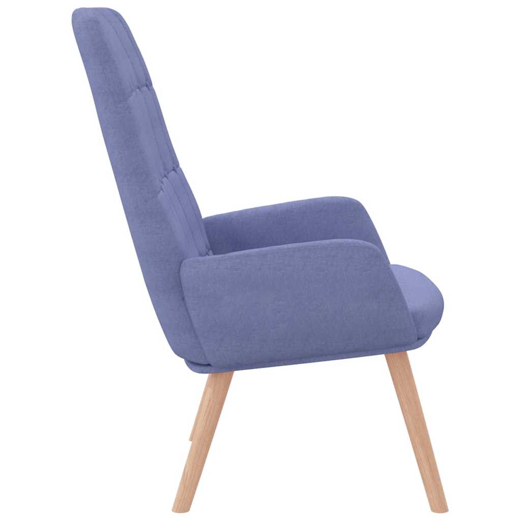 lænestol stof Jeans blå