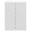 smykkeskrin 10-lags med urholdere hvid 29x20,5x40,5 cm