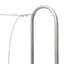 brændestativ 200x25x150 cm galvaniseret stål
