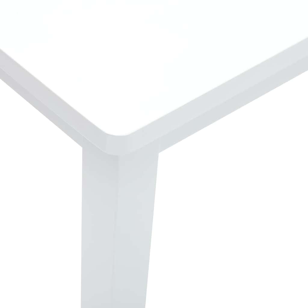 bænk 110 cm massivt gummitræ hvid