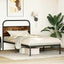 sengeramme 107x203 cm uden madras konstrueret træ røget eg