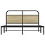sengeramme 150x200 cm uden madras konstrueret træ sonoma-eg