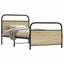 sengeramme 100x190 cm uden madras konstrueret træ sonoma-eg