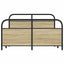 sengeramme 120x190 cm uden madras konstrueret træ sonoma-eg