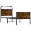 sengeramme 80x200 cm uden madras konstrueret træ sonoma-eg