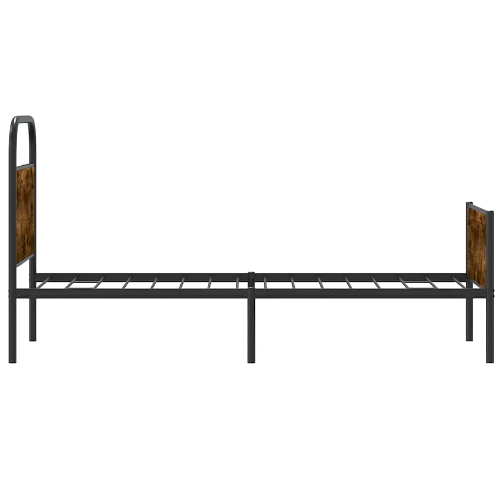 sengeramme 80x200 cm uden madras konstrueret træ sonoma-eg
