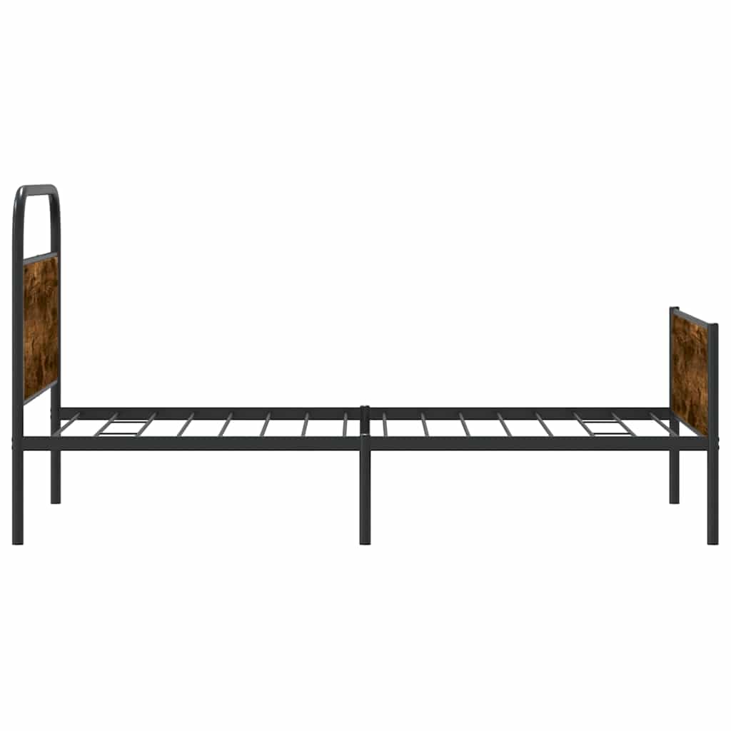 sengeramme 100x190 cm uden madras konstrueret træ sonoma-eg