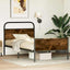 sengeramme 107x203 cm uden madras konstrueret træ sonoma-eg