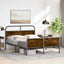 sengeramme 120x190 cm uden madras konstrueret træ sonoma-eg