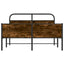 sengeramme 140x190 cm uden madras konstrueret træ sonoma-eg