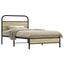 sengeramme 100x200 cm uden madras konstrueret træ sonoma-eg