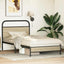 sengeramme 107x203 cm uden madras konstrueret træ sonoma-eg
