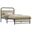 sengeramme 107x203 cm uden madras konstrueret træ sonoma-eg
