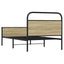 sengeramme 100x190 cm uden madras konstrueret træ sonoma-eg